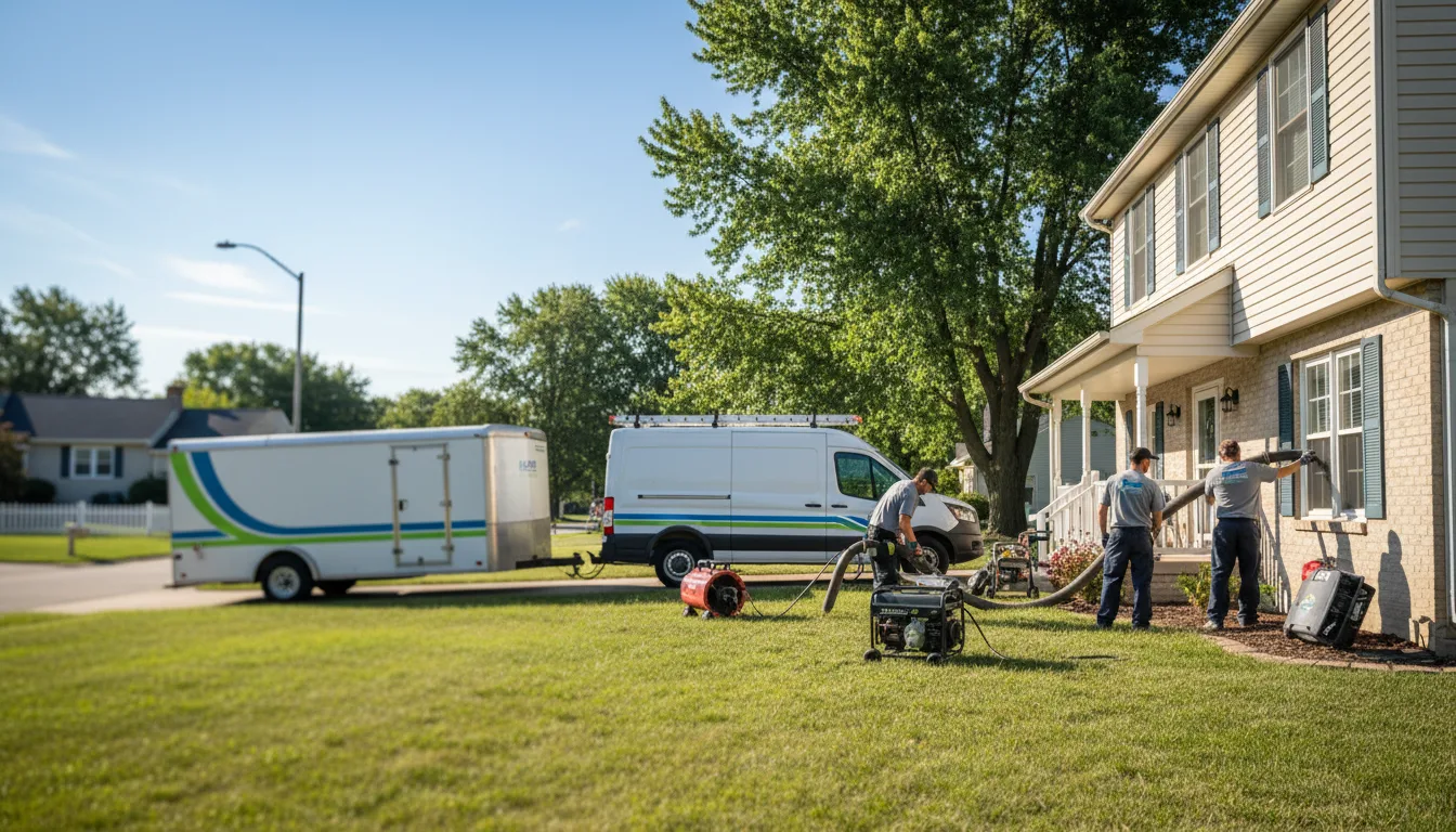Flooded Basement Restoration And Cleanup With Repair in Lisbon, OH near me